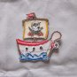 Iron-on Sewing Patch Embroidered Emblem Cloth Applique Pirates Ship One Pieces