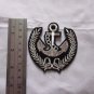 Iron-on Sewing Patch Embroidered Emblem Cloth Applique Anchor NAVY NAVAL Ship