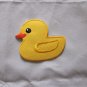 Iron on Sewing Patch Embroidered Emblem Cloth Applique Yellow Duck Cartoons