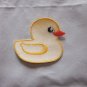 Iron on Sewing Patch Embroidered Emblem Cloth Applique Yellow Duck Cartoons