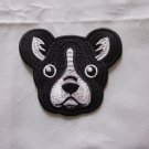 Iron on Sewing Patch Embroidered Emblem Cloth Applique PitchBul Dog Puppies Face