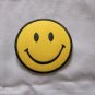 Iron-on Sewing Patch Embroidered Emblem Cloth Applique Round Yellow Smiley Face