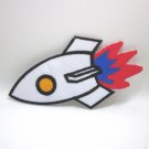 Iron On Patches Clothes Embroidered Badges Sewing DIY Rocket Shuttle Missiles Iron On Patches Clothes Embroidered Badges Sewing DIY Rocket Shuttle Missiles