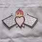 Iron on Sewing Patch Embroidered Emblem Cloth Applique Heart Racing Club Biker