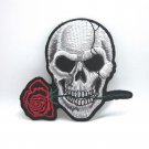 Iron-on Sewing Patch Embroidered Emblem Cloth Applique Skulls Skeletons Biker