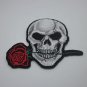 Iron-on Sewing Patch Embroidered Emblem Cloth Applique Skulls Skeletons Biker