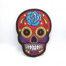 Iron On Patches Clothes Embroidered Fabric Badges Sewing DIY Flowered Skull RED Iron On Patches Clothes Embroidered Fabric Badges Sewing DIY Flowered Skull RED