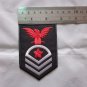 Iron on Sewing Patch Embroidered Emblem Cloth Applique NAVY Military Shoulder