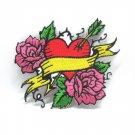 Iron On Patches Clothes Embroidered Badges Sewing DIY Love Heart & Cupid Arrow Iron On Patches Clothes Embroidered Badges Sewing DIY Love Heart & Cupid Arrow