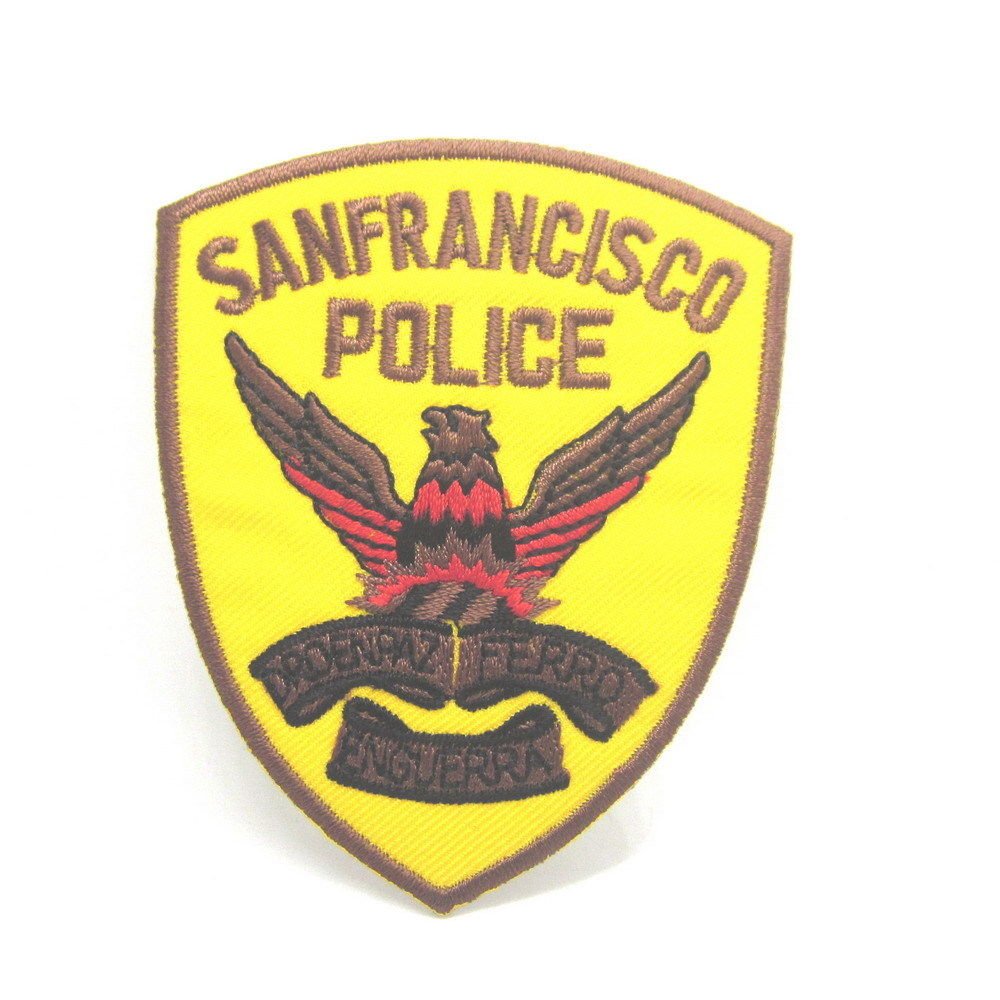 Iron On Patches Clothes Embroidered Badges Sewing DIY Sanfrancisco Police USA