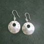 FINE SILVER EARRINGS 925 STERLING CRAFT Dangle 8g Dangle Donut Halo 23807