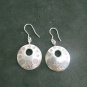 FINE SILVER EARRINGS 925 STERLING CRAFT Dangle 8g Dangle Donut Halo 23807