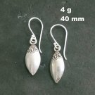 FINE SILVER EARRINGS 925 STERLING CRAFT Dangle 4g Goji Berry Charms 23826