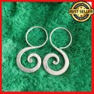 FINE SILVER EARRINGS 925 STERLING CRAFT VINTAGE TRIBAL FASHION ARTISAN LOT1616