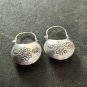 FINE SILVER EARRINGS VINTAGE CRAFT DANGLE ARTISAN 8g FANCY HOBO #E006