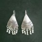 FINE SILVER EARRINGS 925 STERLING CRAFT Dangle 14g Tribal Charms Vintage 23812