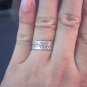 FINE SILVER RING MINIMAL FREE SIZE ALL DAYS OCCASION CRAFT ETERNAL GLEAM