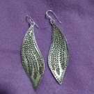 FINE SILVER EARRINGS 925 STERLING CRAFT VINTAGE TRIBAL JEWELRY WOMEN LOT1728