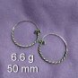 FINE SILVER EARRINGS 925 STERLING CRAFT VINTAGE TRIBAL JEWELRY WOMEN LOT1714