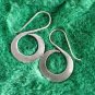 FINE SILVER EARRINGS 925 STERLING CRAFT VINTAGE TRIBAL FASHION ARTISAN LOT1619