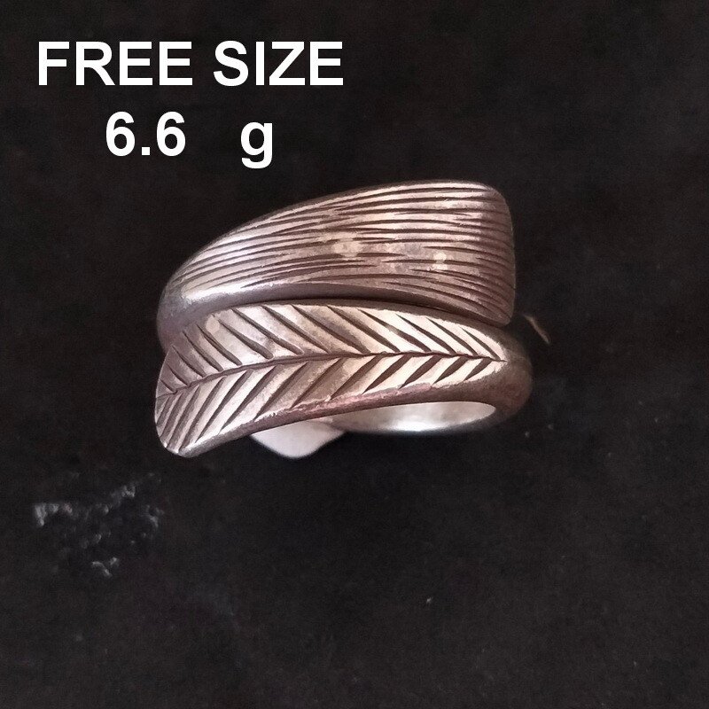 Fine Silver Rings Sterling 925 Vintage Craft Jewelry Karen Adjustable Size R412