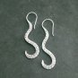 FINE SILVER EARRINGS 925 STERLING CRAFT Dangle 9g Unagi eel Hook 23825