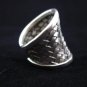Fine Silver Rings 925 Sterling Classic Basket Weaves Premium Craft Cool Jewelry