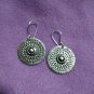 FINE SILVER EARRINGS 925 STERLING CRAFT VINTAGE TRIBAL JEWELRY WOMEN LOT1755