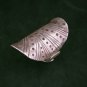 FINE SILVER RINGS 925 STERLING FREE SIZE 8g VINTAGE ABSTACT ENGRAVED R23803