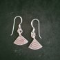 FINE SILVER EARRINGS 925 STERLING CRAFT Dangle 2g Charms Vintage Fin 23236