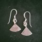 FINE SILVER EARRINGS 925 STERLING CRAFT Dangle 2g Charms Vintage Fin 23236