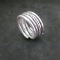 FINE SILVER RINGS 925 STERLING &atilde;�&ordf;&atilde;�&sup3;&atilde;�&deg; BAGUE ADJUSTABLE SIZE SIMPLE ISLAMIC STYLE