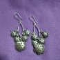 FINE SILVER EARRINGS 925 STERLING CRAFT VINTAGE TRIBAL JEWELRY WOMEN LOT1717