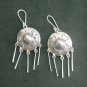 FINE SILVER EARRINGS 925 STERLING CRAFT Dangle 13g Tribal Vintage Chinese 23805