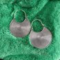 Fine Sterling Silver Earrings 925 Handcraft Tribal Jewelry Hoops Vintage ERA1217
