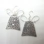 Fine Sterling 925 Silver Earrings Padlock Shape Styles Orecchini Collectible