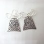 Fine Sterling 925 Silver Earrings Padlock Shape Styles Orecchini Collectible