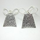 Fine Sterling 925 Silver Earrings Hill Tribe Orecchini Thailand Vintage Collecti