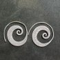 FINE SILVER EARRINGS VINTAGE CRAFT DANGLE ARTISAN 8g FANTASY FILIGREE #E046