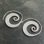 FINE SILVER EARRINGS VINTAGE CRAFT DANGLE ARTISAN 8g FANTASY FILIGREE #E046