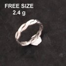 Fine Silver Rings Sterling 925 Vintage Craft Jewelry Karen Adjustable Size R404 Fine Silver Rings Sterling 925 Vintage Craft Jewelry Karen Adjustable Size R404