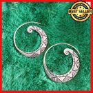 FINE SILVER EARRINGS 925 STERLING CRAFT VINTAGE TRIBAL FASHION ARTISAN LOT1605