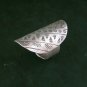 FINE SILVER RINGS 925 STERLING FREE SIZE 8g VINTAGE ENGRAVED LONG R23806