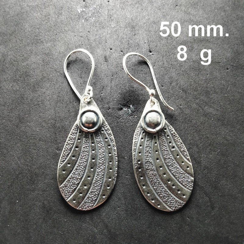 FINE SILVER EARRINGS 925 STERLING CRAFT Hook 8g LOT18 Dangle Wing 19