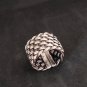 Fine Silver Rings Sterling 925 Vintage Craft Jewelry Karen Adjustable Size R430