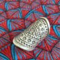 Fine Silver Rings Sterling 925 &euml;&deg;�&igrave;&sect;� Craft Free Size Vintage Luxury R641020