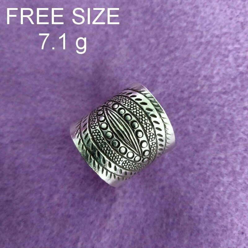 Fine Silver Rings Sterling 925 &euml;&deg;�&igrave;&sect;� Craft Jewelry Fashion Adjustable Size R78041