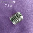 Fine Silver Rings Sterling 925 반지 Craft Jewelry Fashion Adjustable Size R78041