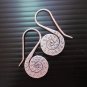 Hill Tribe Fine Sterling Silver Tribal Ethnic Vintage Hook Earrings Collectible