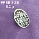Fine Silver Rings Sterling 925 반지 Craft Jewelry Fashion Adjustable Size R78032